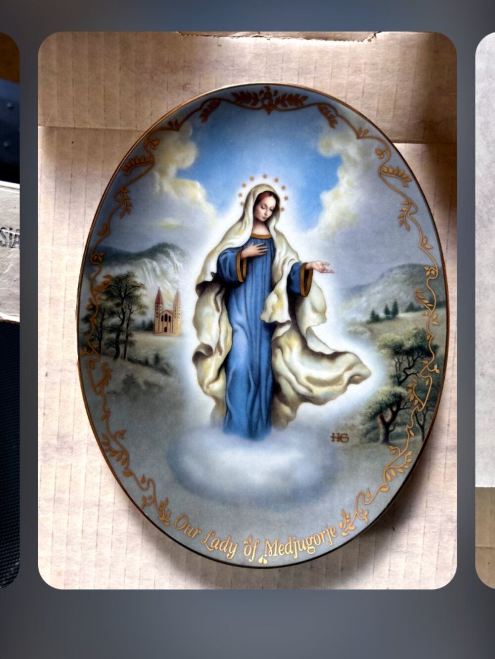 Beautiful painted plate